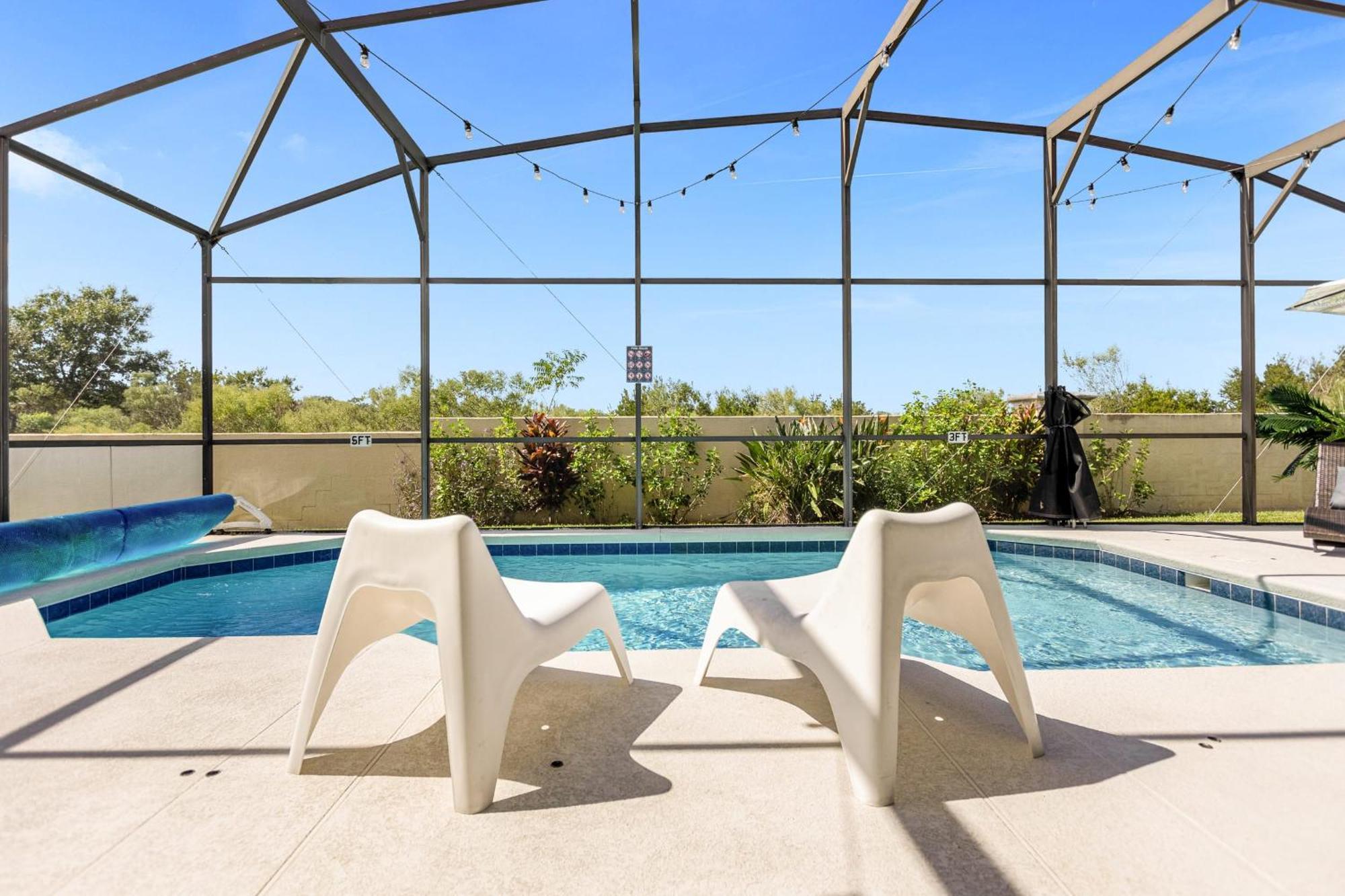 Luxury 4Br Home - Private Pool Bbq - Near Disney Kissimmee Exterior photo