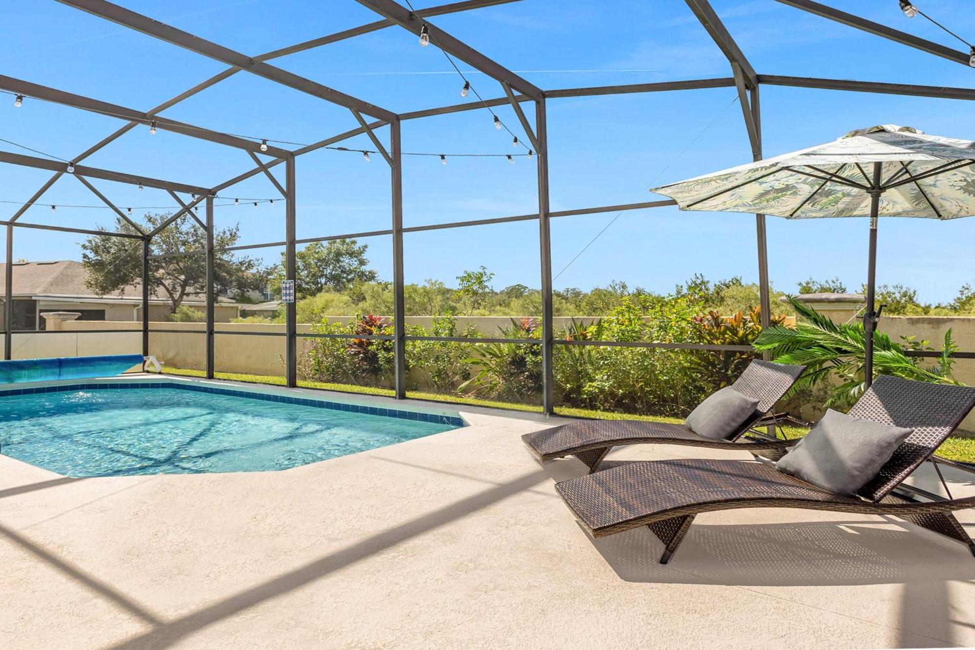 Luxury 4Br Home - Private Pool Bbq - Near Disney Kissimmee Exterior photo