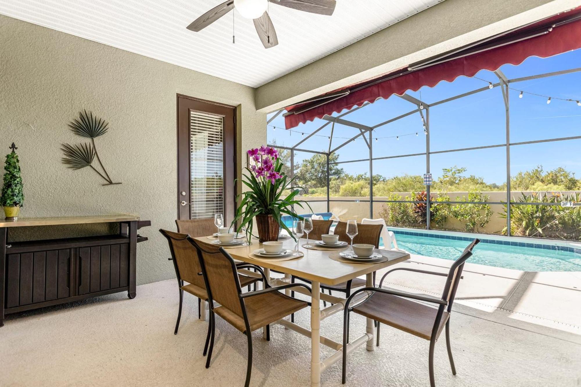 Luxury 4Br Home - Private Pool Bbq - Near Disney Kissimmee Exterior photo